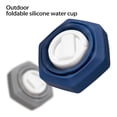 thumbnail image 3 of Ludlz 500ML Collapsible Water Bottle Hexagon Expandable Food Grade BPA Free Silicone Portable Folding Outdoor Camping Sports Cup Outdoor Supplies, 3 of 7