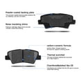 thumbnail image 2 of Front & Rear Ceramic Brake Pads for 2010-2013 Kia Soul 2009 2010 Hyundai Sonata (Set of 8), 2 of 4