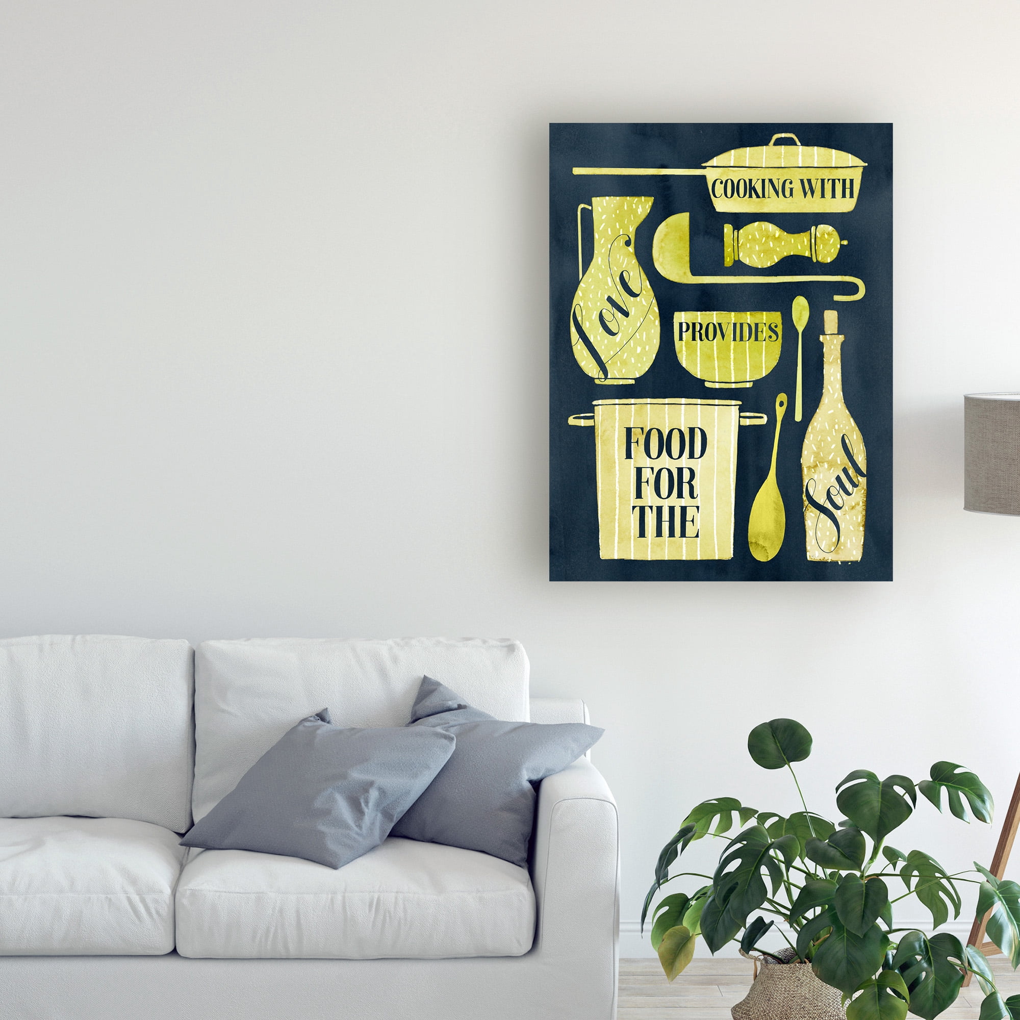 Trademark Fine Art 'Food for the Soul II' Canvas Art by Grace Popp