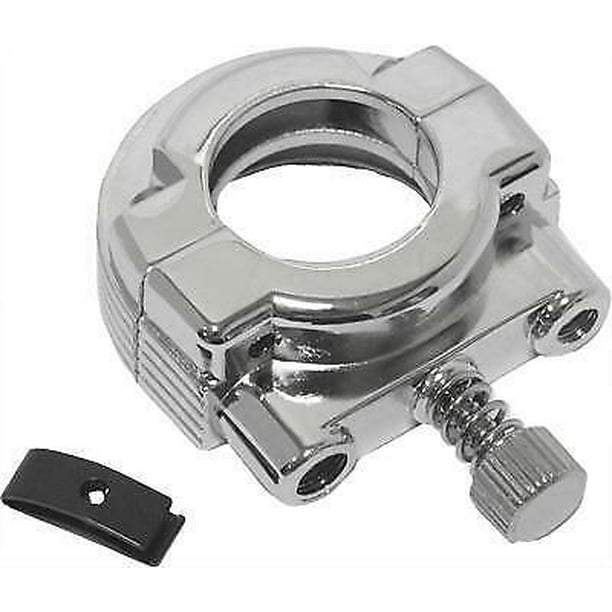 HardDrive Throttle Clamps, Double Cable Chrome