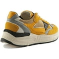 thumbnail image 3 of Guess Imola Men's Low Top Lace Up Synthetic Casual Trainers In Yellow Size 7.5, 3 of 6