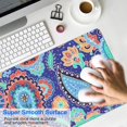 thumbnail image 4 of Long Mouse Pads for Desk,Blue Paisley and Floral Pattern Desk Mats on Top Of Desks, Desk Mouse Pad Extra Large with 3mm Non-Slip Base and Stitched Edge for Gaming,Office,Work,Home 31.5"x11.8", 4 of 6