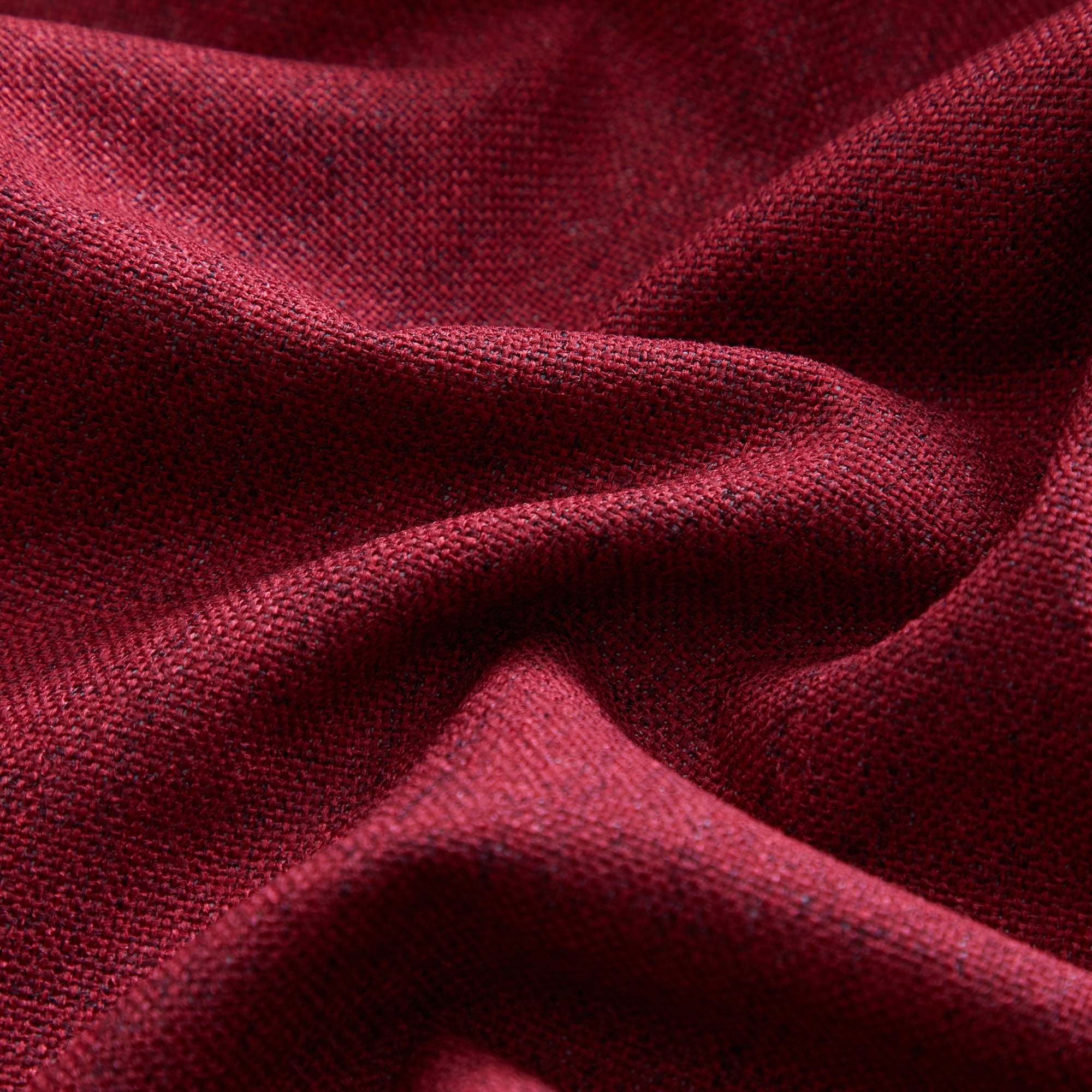 Mainstays Solid Twill Blackout Curtain Panel and Sheers, Set of 4, Merlot, 27.5" W x 63" L