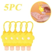 5PC Hand Sanitizer Dispensing Portable Bracelet Wristband Hand Dispenser 30ml