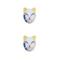 thumbnail image 4 of Bewildely Face Guard LED Party Cosplay Decoración facial brillante Disfraz de Halloween, Amarillo Type1 NO1 Bewildely CBP182115, 4 of 5