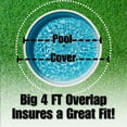 thumbnail image 6 of Freetime Fun Premium Winter Pool Cover 30' Round for Above Ground Pools - Extra Thick & Durable Pool Cover with Tear-Proof, UV-Resistant, 1700D Waterproof and Weatherproof Fabric, 6 of 7