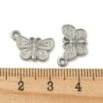thumbnail image 3 of 304 Stainless Steel Charms Butterfly Charm Stainless Steel color 10.5x15.5x1.5mm Hole: 1.6mm, 3 of 3