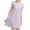 Purple, variant on Naittoop Bulit-in-Bra Nightgowns for Women Loose Crew Neck Sleepshirt Short Sleeve Comfy Pullover Pajamas Nightdress