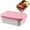 Pink, variant on Bxaolu 25oz Stainless Steel Food Containers, 1-Pack Bento Lunch Box with Silicone Lids, Leak-Proof Reusable Meal Prep Container for Sandwiches & Snacks, BPA-Free (720ML)