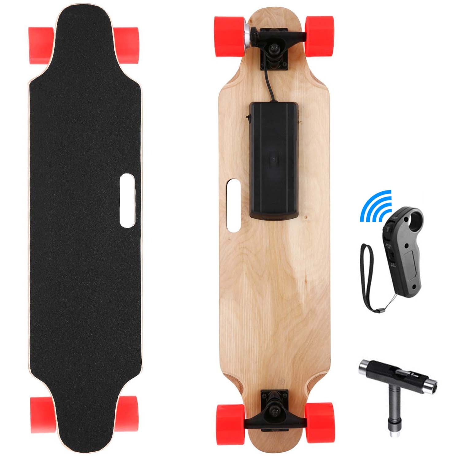 Details about   Dual Motor Electric Skateboard 350*2 8 Layer Maple Long-Board Remote Control 