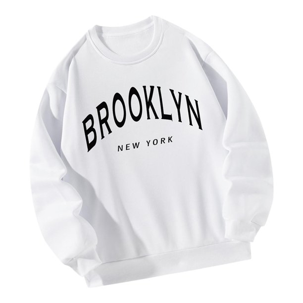 Sudadera para mujer, Tops, disfraces de otoño de poliéster, sudadera con cuello redondo, jersey para ir de compras, ir al trabajo, salir, vacaciones, M Yinane Camisa de entrenamiento