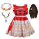 thumbnail image 3 of Disfraz de Moana para niña, disfraz de Halloween, vestido de princesa Vaiana para niña, ropa para niña, vestidos para Año Nuevo 2024, 3 of 5