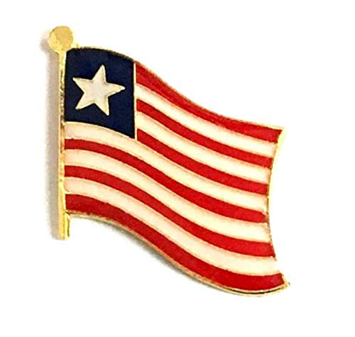 Wholesale Pack of 6 USA American Kuwait Friendship Flag Bike Hat Cap lapel Pin 