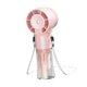 thumbnail image 5 of Ventilador de mano nebulizador Ventilador personal Multifunción Elegante USB Ajuste de 4 velocidades rosa, 5 of 9