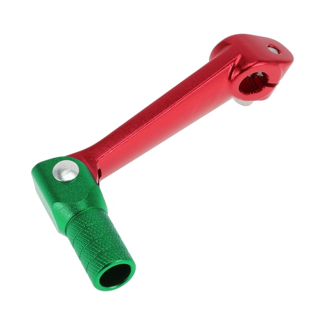 Levier de Levier de Vitesse Pliant pour Moto Bosuer M5 en Alliage d'Aluminium Rouge Vert