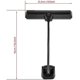 thumbnail image 5 of Lámpara de atril con clip de 9 LED, lámpara de escritorio de lectura portátil para dormitorio con luz flexible, funciona con pilas o USB, 5 of 5