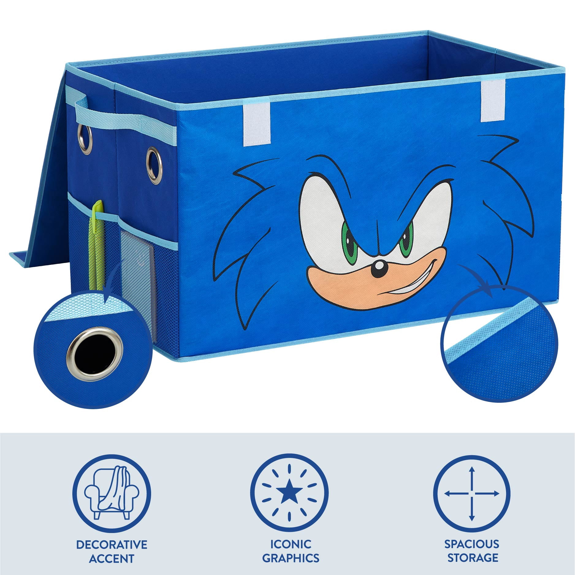 Sonic The Headgehog 22.5" W x 13.5" H Storage Trunk
