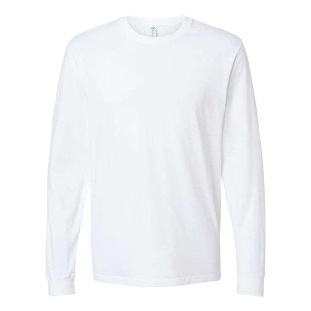 SoftShirts T-Shirt à Manches Longues Bio pour Adulte, m, Blanc