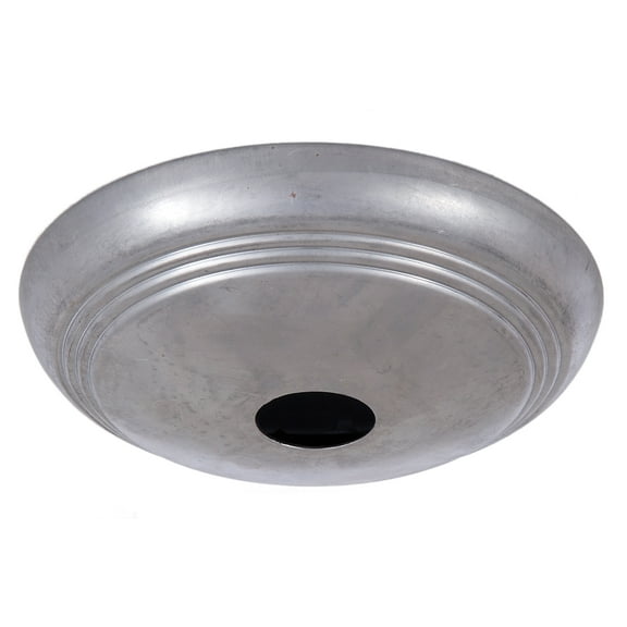 B&P Lamp® Unfinished Steel Screw Collar Ribbed Canopy