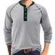 thumbnail image 2 of Camisas de Hombre Camisas de Manga Larga Jersey Con Botón Fondo de Cuello Redondo Top Odeerbi  ODB176034, 2 of 5