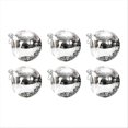 thumbnail image 1 of 8cm 6Pcs Light Christmas Ball Christmas Tree Decorative,Silver, 1 of 5