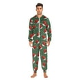 thumbnail image 6 of joogoo Christmas Hat Green Unisex Adults Onesies Pajamas Jumpsuits L, 6 of 7
