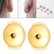 thumbnail image 4 of 1 par de reemplazos de respaldos de pendientes, respaldos chapados, tapones de bloqueo, tapones para pendientes, tapones para los oídos para niñas, 6mm Dorado, 4 of 9