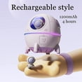 thumbnail image 2 of New Astronaut Air Humidifier 220ml Ultrasonic Oil Diffuser Led Light Usb Mist Sprayer Gifts Purple, 2 of 5