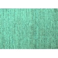 thumbnail image 1 of Ahgly Company Machine Washable Indoor Rectangle Abstract Turquoise Blue Contemporary Area Rugs, 5' x 8', 1 of 4