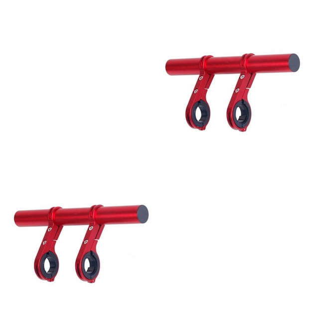 ZLight Bike Handlebar Extender Handle Bar Extension Bracket Universal Scooter Frame Mounting Rack Mountain Accessories Red Aluminum Alloy 2Set