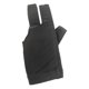 thumbnail image 2 of Guante de billar de tres dedos, antideslizante, para entrenamiento en gimnasio. Negro, 2 of 9