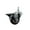Swivel - Posi Lock Brake - Maroon, variant on 3 Inch Maroon Polyurethane 3/8 Inch Threaded Stem Caster with Brake