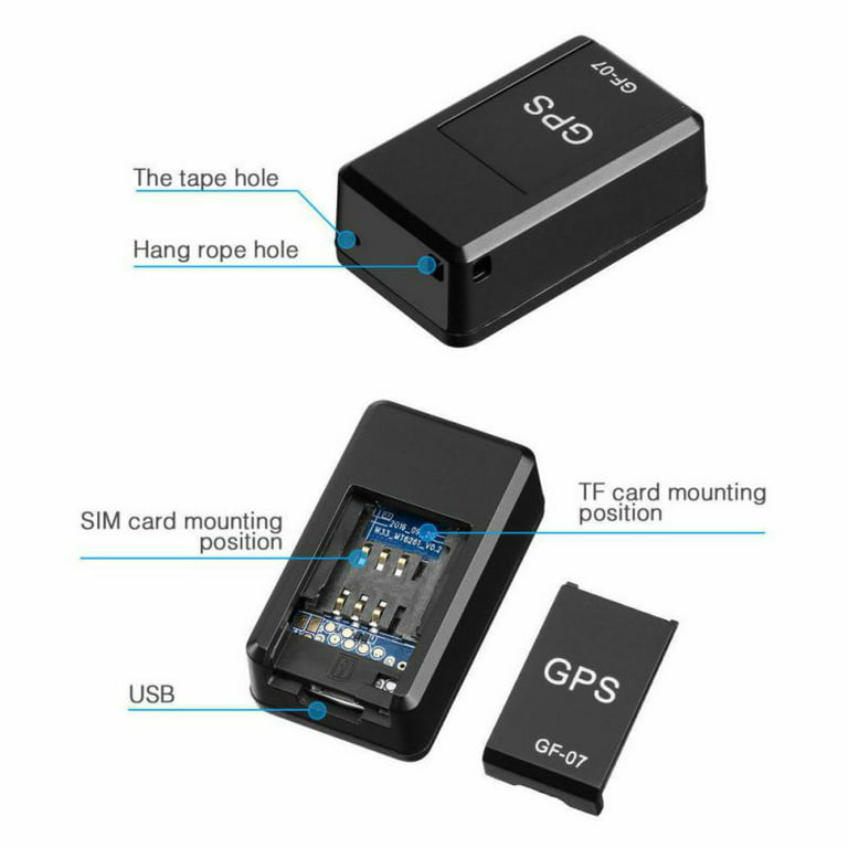 Mini GPS tracker espion pour Auto avec AGPS, LBS, Wifi
