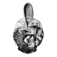 thumbnail image 2 of Sudadera con capucha para hombre Sudadera con capucha de otoño e invierno para hombre Sudadera con estampado de águila genial Ropa Y2k Sudadera con capucha holgada Sudadera con capucha con cremallera, 2 of 5