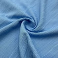 thumbnail image 5 of Men's Casual Button Up Shirt Polyester Blend | Short Sleeve Stand Collar With Breathable Fabric Beach Shirt | Sun Protection Vacation Tops Comfortable Daily | Zenithor,Sky Blue L, 5 of 9