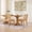 Brown, variant on DRNANLIT Farmhouse Rattan Dining Chairs Set of 2, Mid Century Modern Beige Cane Back with Hardwood Frame