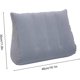 thumbnail image 4 of Travel Wedge Pillow For Sleeping And Acid Reflux Ergonomic Soft Backrest Cushion For Sitting Reading Pregnancy Gray, 4 of 5