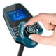 thumbnail image 2 of Transmisor FM Bluetooth para coche Nulaxy KM18 Peacock Blue, 2 of 9