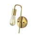 thumbnail image 5 of Lámpara de pared de metal, aplique de pared, iluminación cableada, luz de lectura de pared minimalista para Dorado, 5 of 9