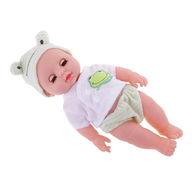 30 Cm Muñeca de Bebé Simución de Suave de Vinilo de Cumpleaños de Navidad para Niños Bebés Yotijar Muñeca del vinilo