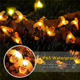 thumbnail image 3 of Cadena de luz Solar para exteriores, lámpara de decoración de hadas estrelladas, 20 LED, abeja linda, boda, hogar, jardín, Patio, fiesta, árbol de Navidad, 3 of 4