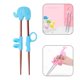thumbnail image 5 of 1 par de palillos para entrenar a principiantes: palillos tramposos y fáciles de utilizar, ayudante de palillos de aprendizaje, palillos B perfecl  palillos para niños, 5 of 7