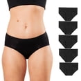 thumbnail image 2 of Bambody Absorbent Brief, 5th Gen - Small, 5 Pack, Black, 2 of 7