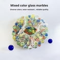 thumbnail image 2 of ZOUBAOQ 50pcs 16MM Blue Color Glass Balls Wholesale Nostalgic Store Game Loose Glass Glass Binary Balls, 2 of 8