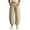 Khaki, variant on Lmueinov Straight Leg Jeans for Women High Waisted Wide Leg Loose Fit Pants with Pockets Wrinkle Resistant Solid Color Ankle Length Out Going Pants