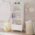 thumbnail image 6 of Bianlte 4-Tier Bookcase,Children's Book Display, Bookshelf Toy Storage Cabinet Organizer for Children's Room, Playroom,Nursery,White, 6 of 7