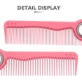 thumbnail image 3 of FOLOYORI Peine Para Peluquería Rosa Con Eje Rotatorio Para Cortes Y Eliminación Fácil De, 3 of 6