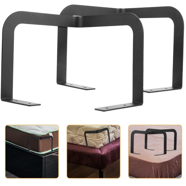 LITINKIMI 1Jgo Barra Sujeta Colchón De Metal Color Negro Para Antideslizante Fácil Uso