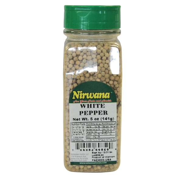 WHITE PEPPER 5 OZ JAR BY NIRWANA