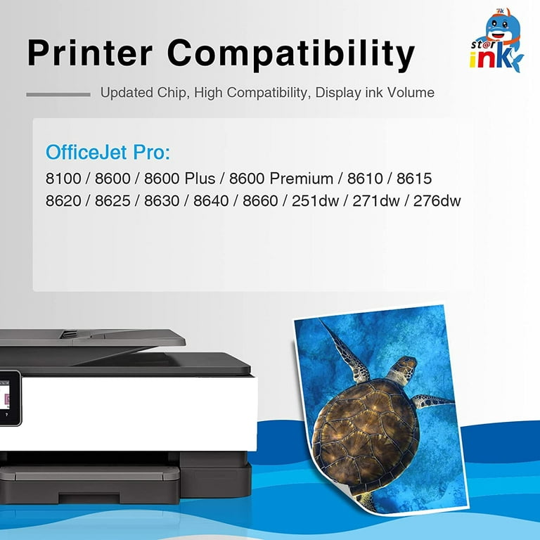 LOT X4 Cartouches d'encres HP 950 - HP 951 Set complet Pour imprimante HP  Officejet Pro: 8600 E-ALL-IN-ONE Officejet Pro: 8100